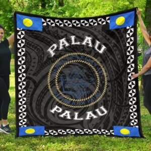 Palau Polynesian Quilt White Love Style J11 Quilt  Quilt